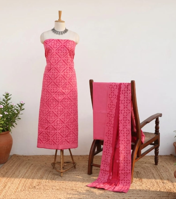 Applique Dress Materials