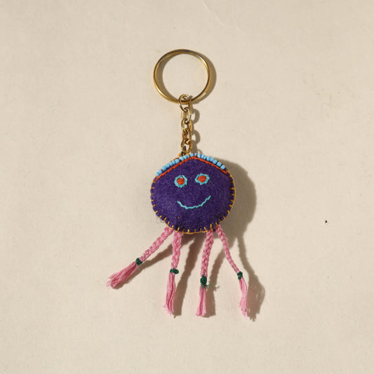 Doll - Handmade Threadwork Felt Keychain