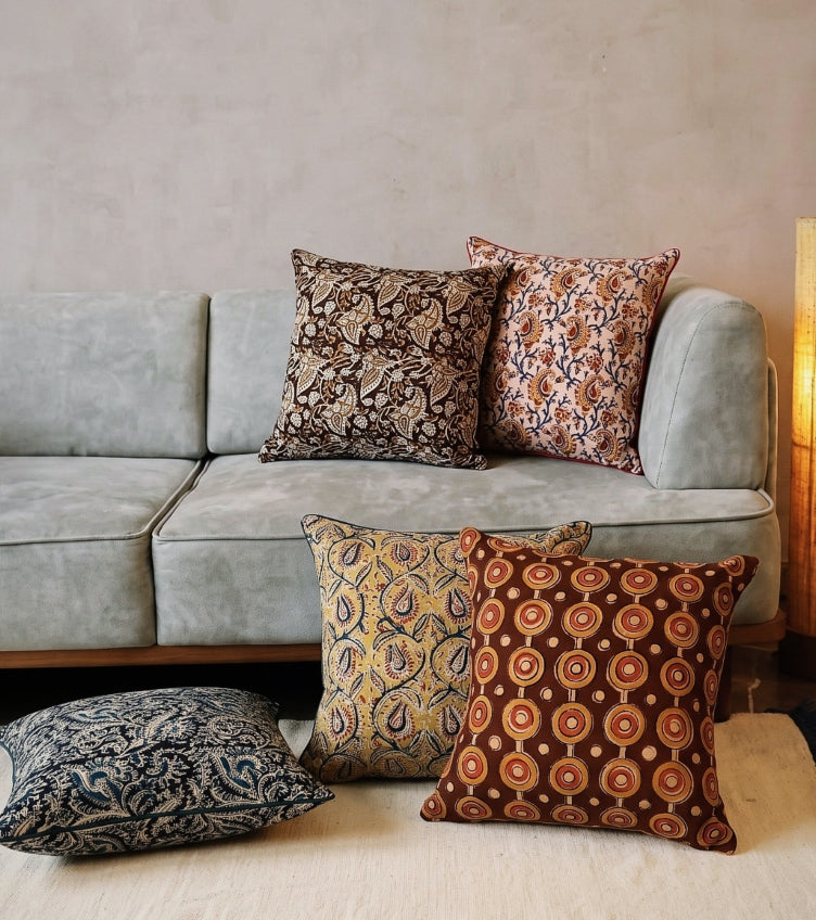 Kalamkari Cushion Covers