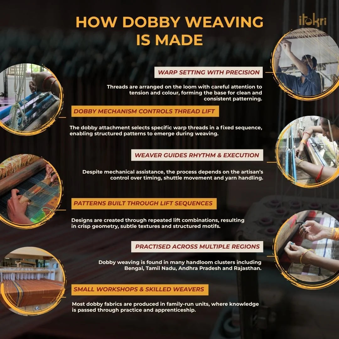 Godavari Checks Pure Handloom Dobby Cotton Saree 08