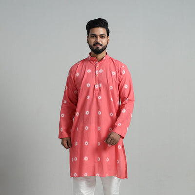 Cotton Long Jacquard Kurta for Men 09