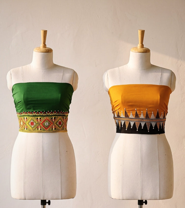 Kantha Blouse Pieces