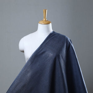 Blue - Handloom Pure Linen Bhagalpuri Fabric 04