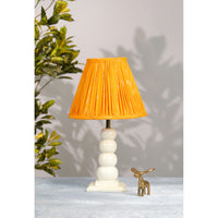 Orange Pochampally Ikat Empire Lampshade