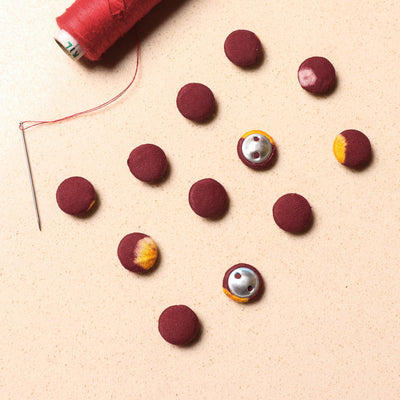  Buttonbaaz Handmade Fabric Button 