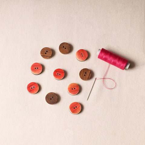 2.2cm Handmade Sambhal Clothing Button (Set of 10)