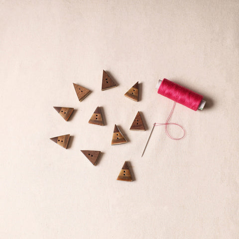 2.4cm Handmade Sambhal Clothing Button (Set of 10)