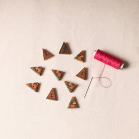 2.5cm Handmade Sambhal Clothing Button (Set of 10)