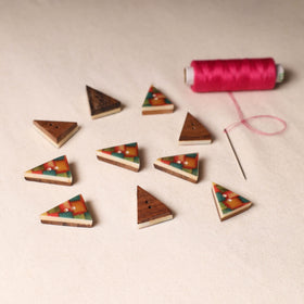 2.5cm Handmade Sambhal Clothing Button (Set of 10)