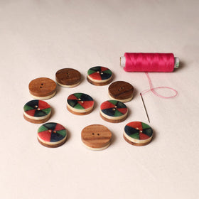 2.5cm Handmade Sambhal Clothing Button (Set of 10) 