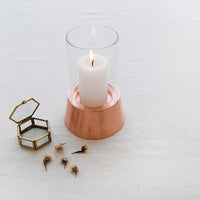 Birch Hurricane Copper Lamp