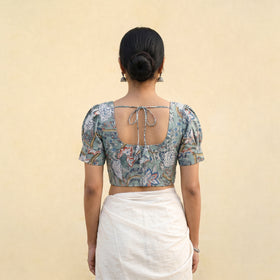 Sanganeri Hand Block Print Cotton Readymade Blouse 07