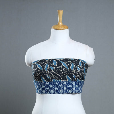 Grey - cotton pipad blouse piece 178 - handcrafted