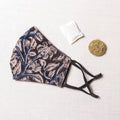  Herb Pocket Sanganeri Block Printed Cotton 3 Layer Snug Fit Face Cover 