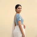 Sanganeri Hand Block Print Cotton Readymade Blouse 09
