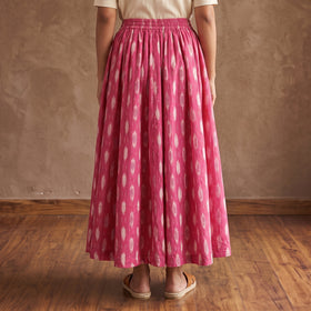 Pochampally Ikat 24 Kali Cotton Long Skirt 11