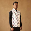 Pochampally Ikat Cotton Men Nehru Jacket 13