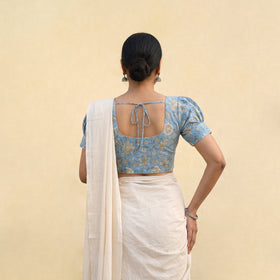 Sanganeri Hand Block Print Cotton Readymade Blouse 09