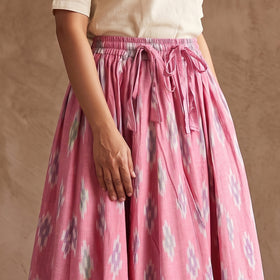 Pochampally Ikat 24 Kali Cotton Long Skirt 10