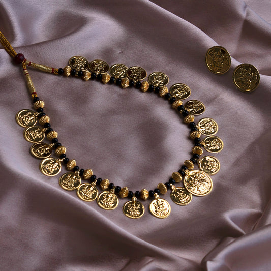 Laxmi Coin Embedded Necklace