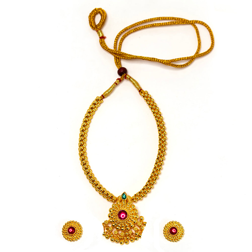Kolhapuri Bridal Bliss Thushi Necklace