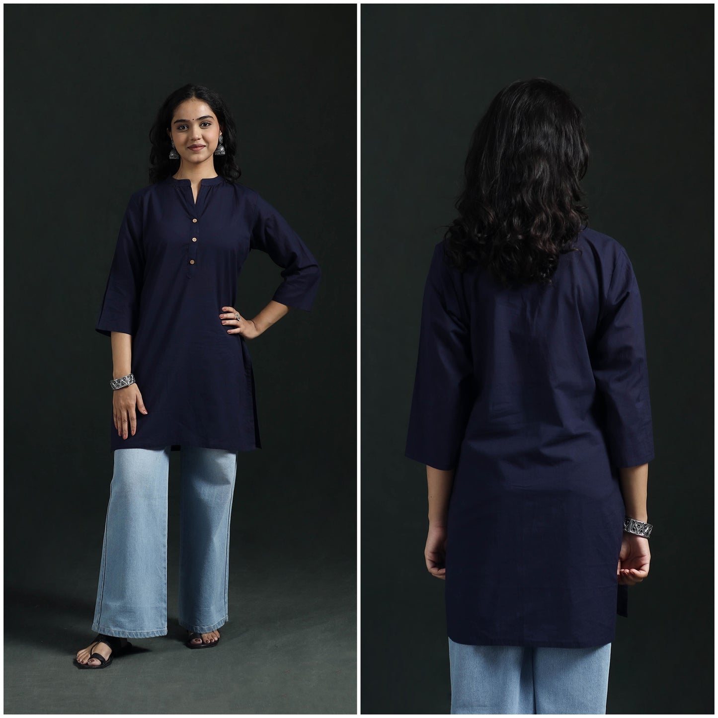 Plain Cotton Short Kurta for Women 30