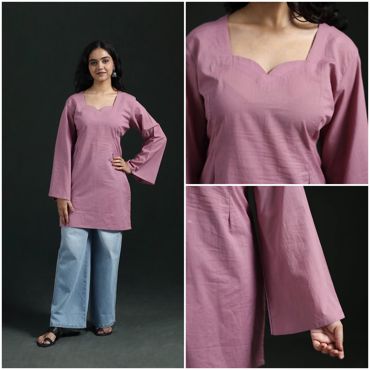 Plain Cotton Short Kurta for Women 21