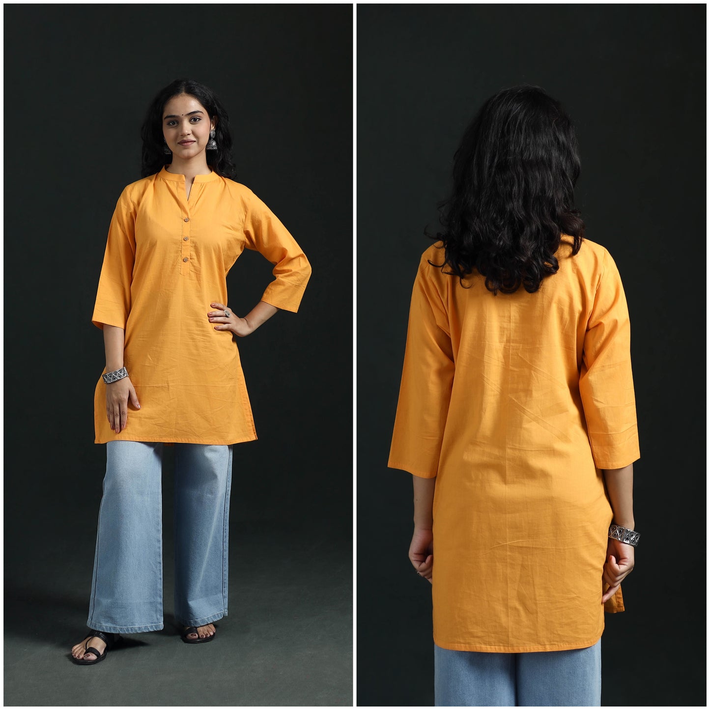 Plain Cotton Short Kurta for Women 28