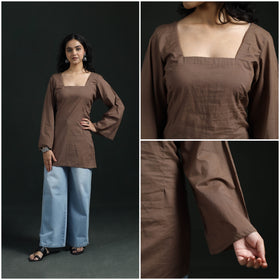 Plain Cotton Short Kurta for Women 18