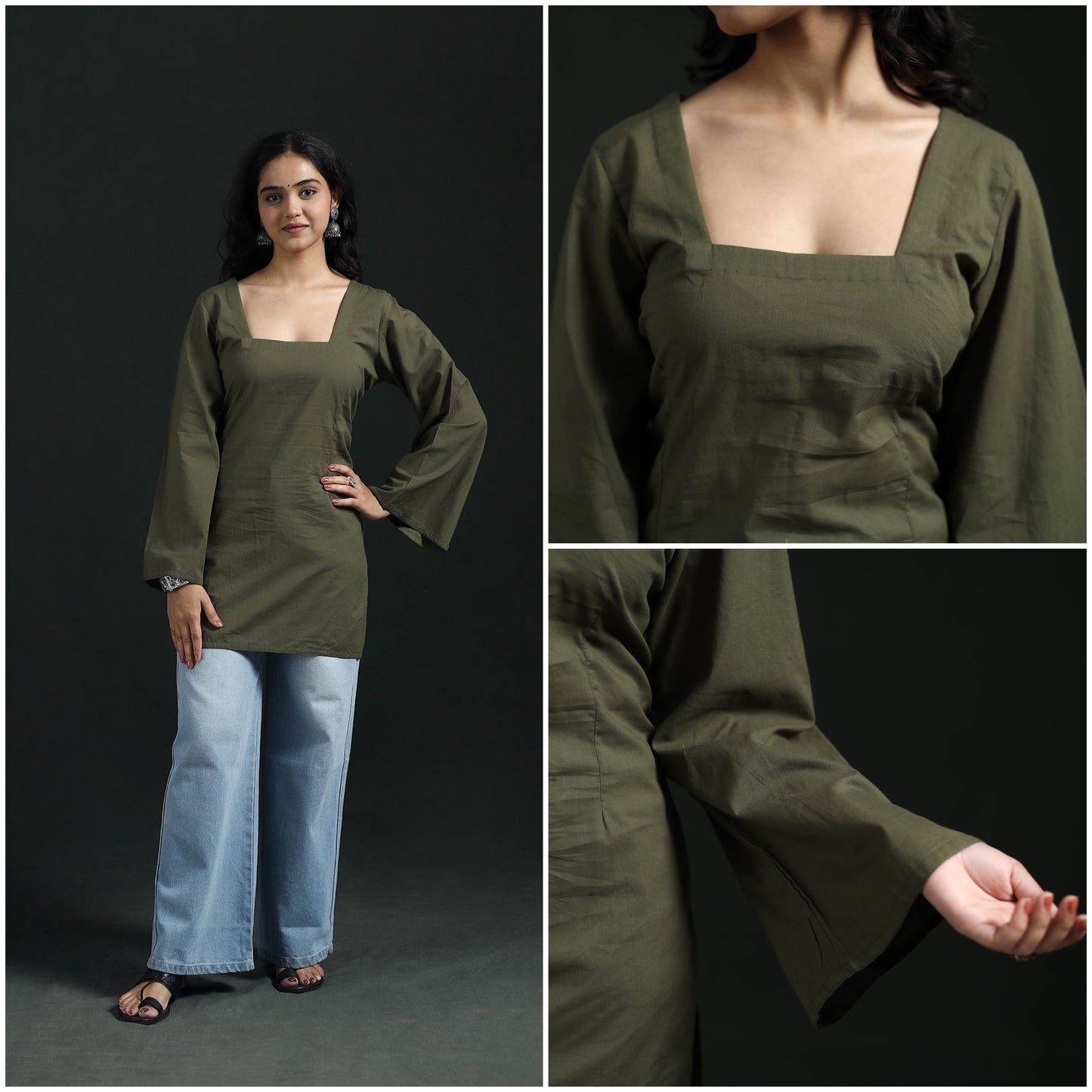 Plain Cotton Short Kurta for Women 20