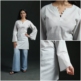 Plain Cotton Short Kurta for Women 14