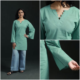 Plain Cotton Short Kurta for Women 11