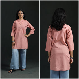 Plain Cotton Short Kurta for Women 27