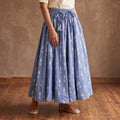 Pochampally Ikat 24 Kali Cotton Long Skirt 09