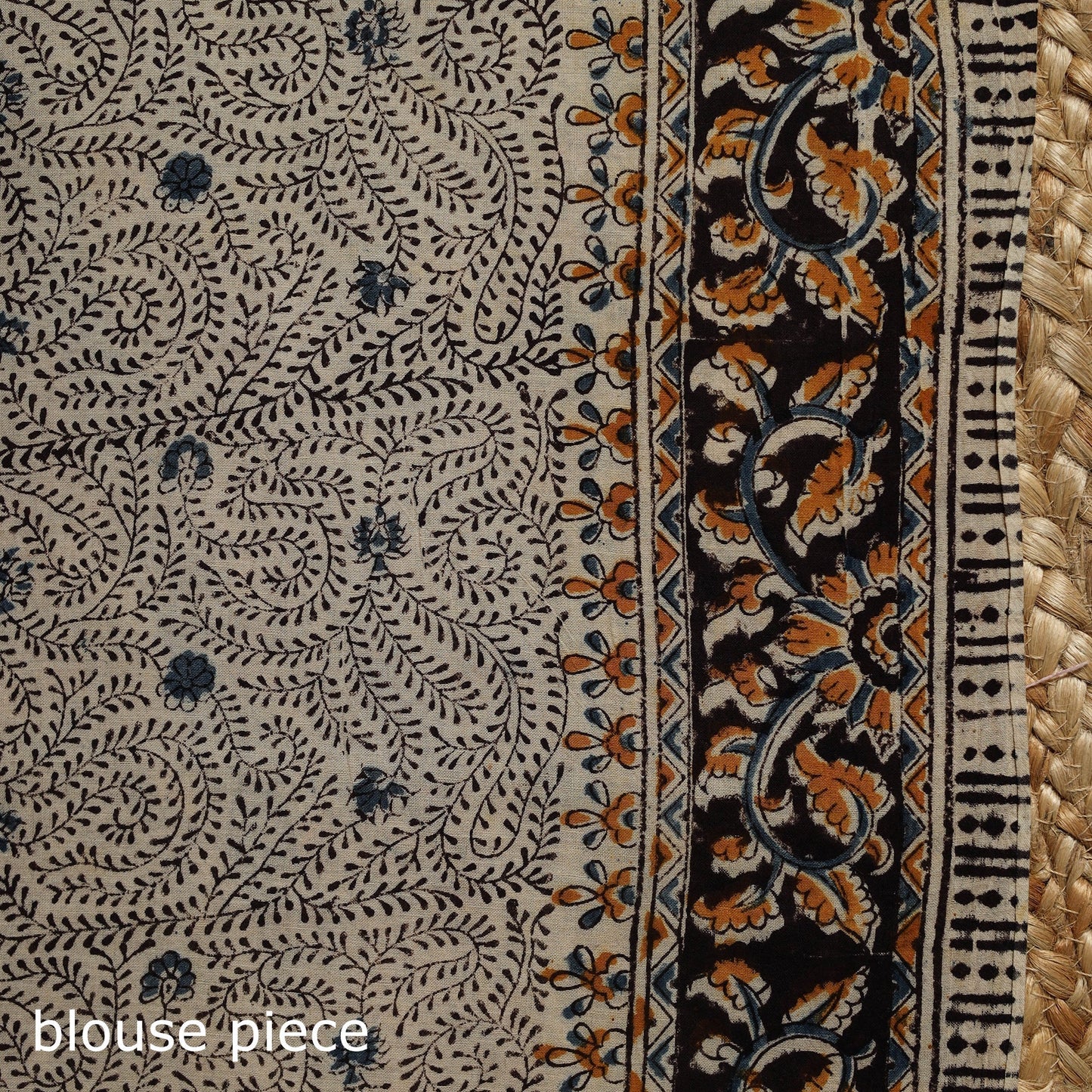 Red - natural dyed pedana cotton kalamkari saree 27