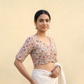 Sanganeri Hand Block Print Cotton Readymade Blouse 12