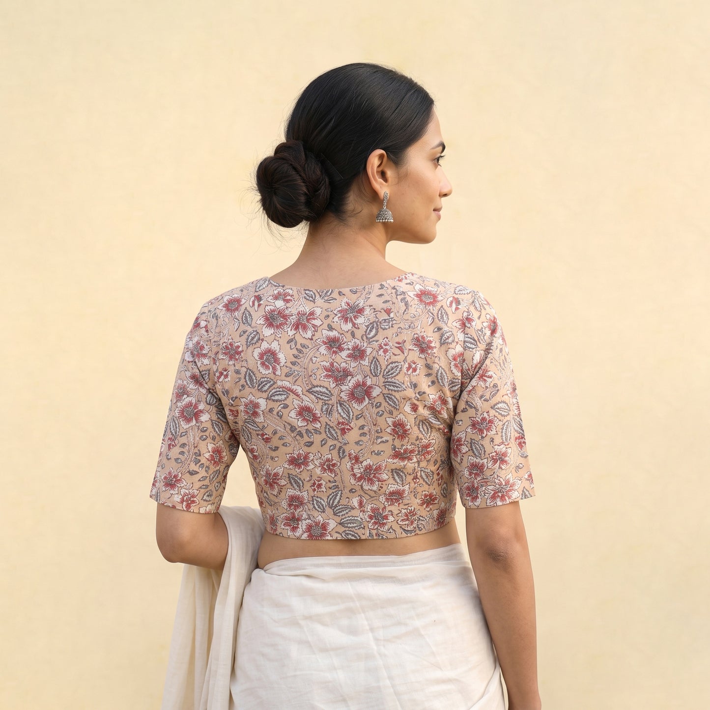 Sanganeri Hand Block Print Cotton Readymade Blouse 12