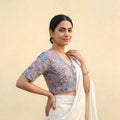 Sanganeri Hand Block Print Cotton Readymade Blouse 13