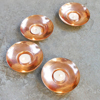 Copper Tea Light Holder