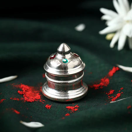 Silver Sindoor Box