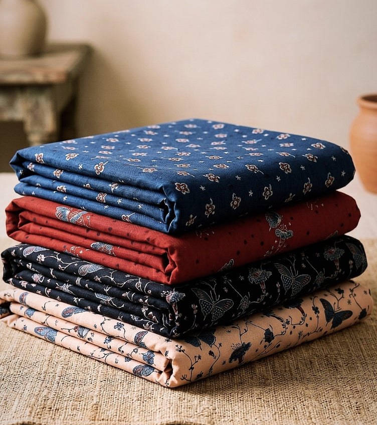 Ajrakh Cotton Fabrics