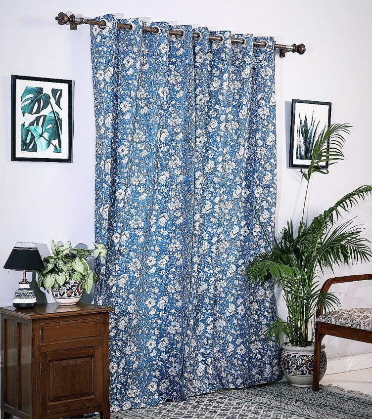 Sanganeri Print Curtains
