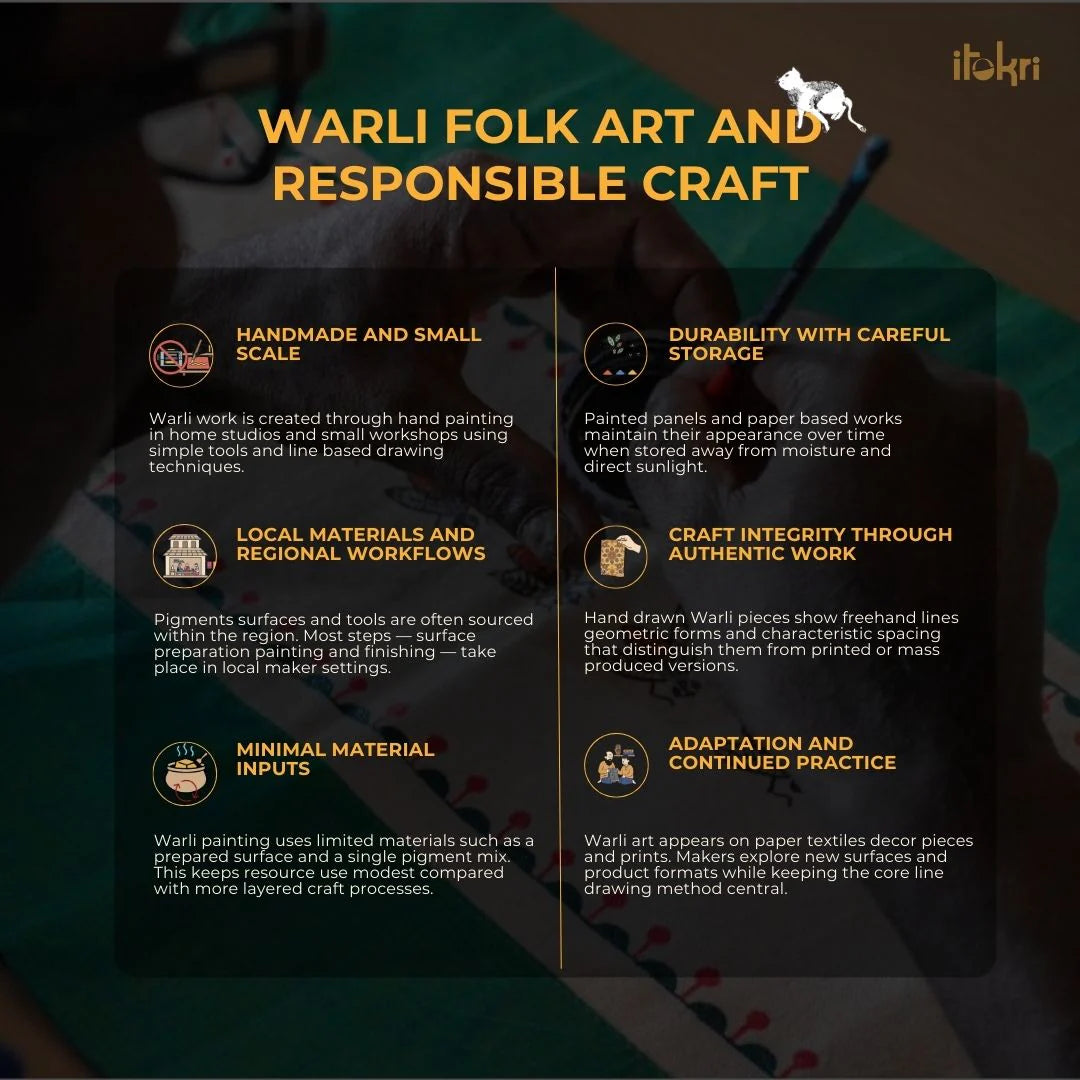 Warli Handpainted Shoulder Bag 01