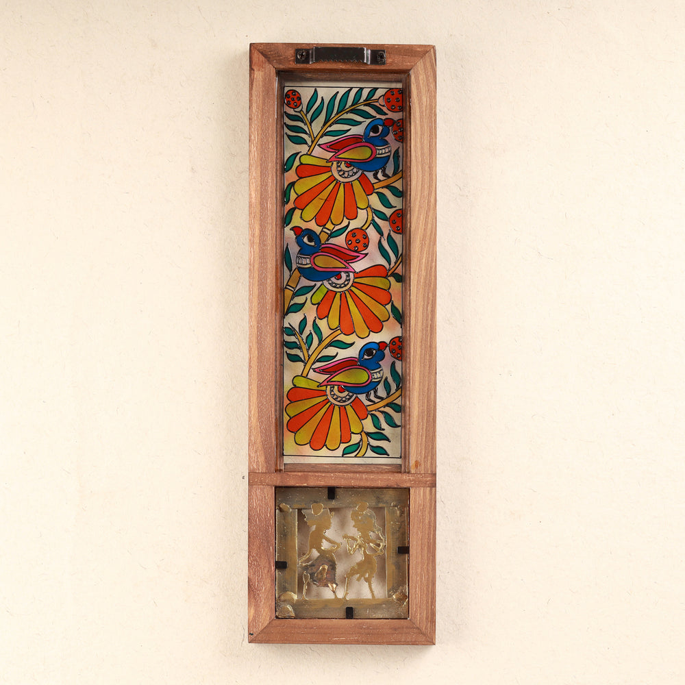 Darvanda -The Madhubani Peacock Wall Art Frame