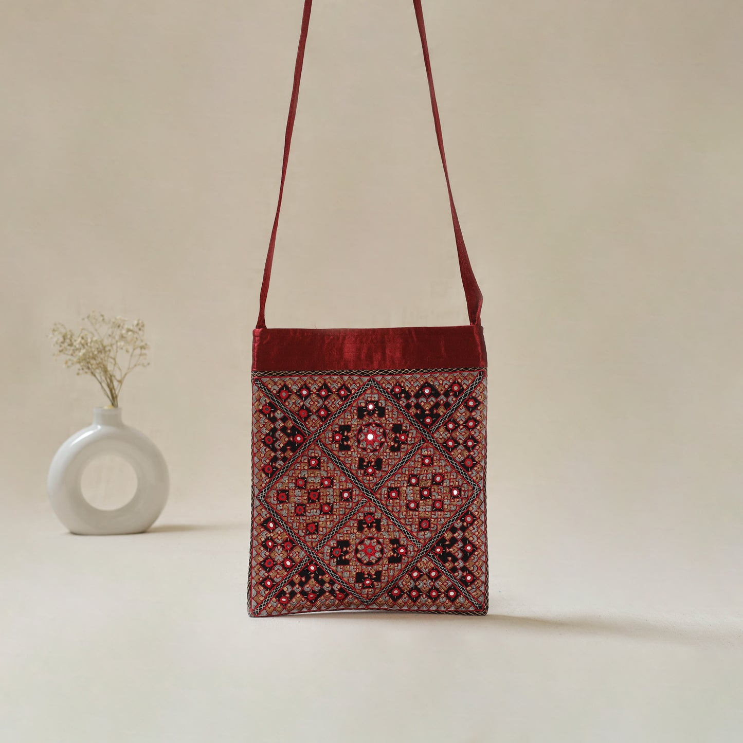 Kutch Neran Hand Embroidered Sling Bag 20