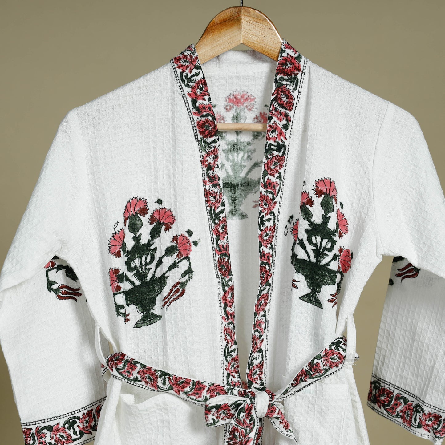 Block Printed Bath Robe