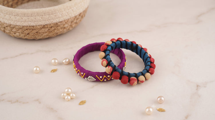 Handcrafted Fabart Bangles by Asalkaar