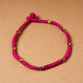  Handcrafted Beads & Thread Work Patwa Anklet