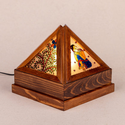 Tathagat - Madhubani Foldable Desk Lamp