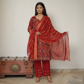 Bandhani Kurta Set 